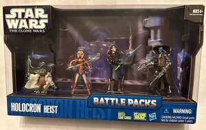 Star Wars The Clone Wars Holocron Heist Battle Pack - Yoda, Ahsoka, Anakin & Cad